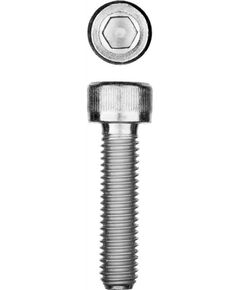 Метрический крепеж: Винт Зубр М12x40 мм DIN 912, 5 кг (105 шт.), кл. пр. 8.8, оцинкованный [30318-12-040] фотографии