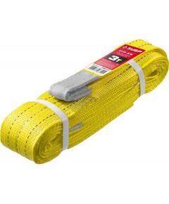 Купить Текстильный петлевой строп Зубр СТП-3/5 желтый, г/п 3 т, длина 5 м [43553-3-5] в интернет-магазине Irkshop.ru