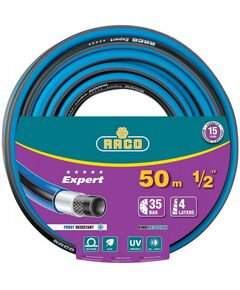 Шланги, системы водопровода и автополива: Поливочный шланг RACO EXPERT 1/2" 50 м 35 атм четырёхслойный армированный [40302-1/2-50_z01] фотографии