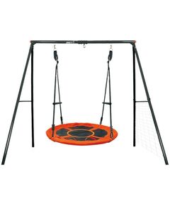 Детские спортивные комплексы: Качели уличные с воротами UNIX Kids 100 см Orange фотографии