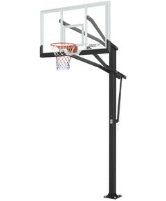 Баскетбол: Баскетбольная стойка стационарная UNIX line B-Stand-PC 72"x42" R45 H230-305 см фотографии