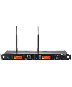 Радиомикрофонные системы: Радиосистема JTS UF-20R UHF-ресивер двухканальный, выход: 2*XLR/2*6.3 Jack, LСD-дисплей, 650-725 МГц фотографии
