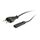 Кабель питания для аудио/видео техники Cablexpert PC-184-VDE-1.8M 1,8м, CEE 7/16 - C7, VDE, 2-pin, 2х0,75, черный, пакет фотографии