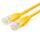 Патч-корд Cablexpert PP12-0.25M/Y UTP, кат.5e, 0.25м, литой, многожильный, жёлтый, {50} фотографии