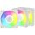 Вентилятор корпусной Arctic Cooling BioniX P12 A-RGB (White) - 3 Pack [ACFAN00338A] фотографии