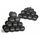 Набор гантелей круглых (пары) VictoryFit VF-SET1050-R от 2,5-50 кг (Шаг=2,5 кг Всего: 40 шт 1050 кг) фотографии