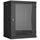 Шкафы и стойки: Настенный разборный шкаф TLK TWC-156045-R-G-BK 19", 15U, стеклянная дверь, Ш600хВ770хГ450мм, 2 пары монтажных направляющих, черный фотографии