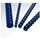Пружины для переплета: Пластиковые пружины  16 мм синие 100 шт. фотографии