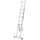 Стремянки и лестницы: Лестница TUNDRA 8 ступеней двухсекционная, алюминиевая фотографии