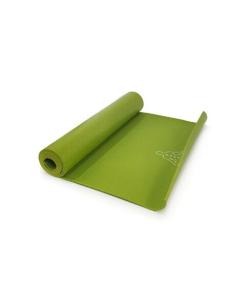 Коврик для йоги RamaYoga Коврик для йоги Dream Om зеленый фотографии