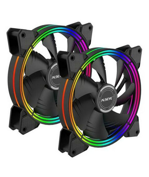 Жидкостная система охлаждения ALSEYE H280 TDP 200W при T воздуха 45 С LED 140mm*2 [AS.02.02.0017] фотографии