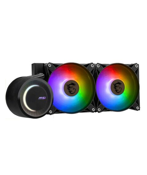 Система охлаждения MSI MAG CORELIQUID E240 2x ARGB Fan, Color Box, LGA1700 [306-7ZW5E17-C24] фотографии