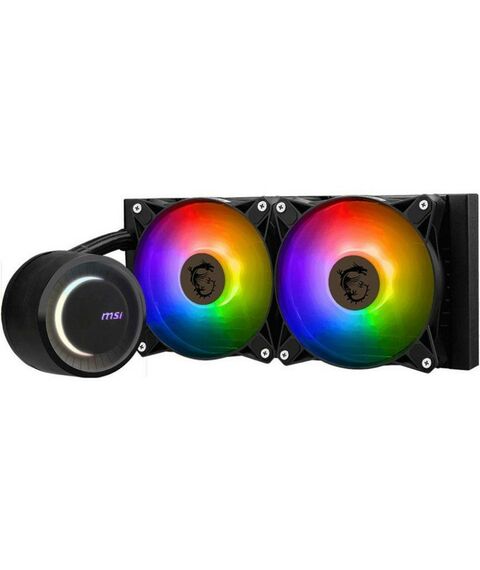 Система охлаждения MSI MAG CORELIQUID E240 2x ARGB Fan, Color Box, LGA1700 [306-7ZW5E17-C24] фотографии