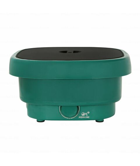 Стиральная машина OPTIMA МС-30СК тёмный изумруд, объем загрузки 2.5кг, складная, компактная, воду не греет, вес 4 кг, материал бака: пластик и резина, тип установки отдельно стоящая, цвет изумруд, управление механическое фотографии