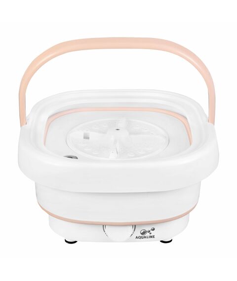 Стиральная машина OPTIMA МС-31СК объем загрузки 2.5кг, складная, компактная, воду не греет, вес 4 кг, материал бака пластик и резина, тип установки отдельно стоящая, цвет оранжевый, управление механич. фотографии