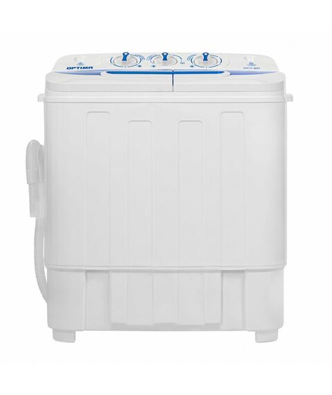 Стиральная машина OPTIMA МСП-40П Загрузка белья для стирки 4кг, загрузка белья для отжима 2.5кг, центрифуга, материал крышки пластик, мощность стирки 260Вт, мощность центрифуги 145Вт, сливной насос, класс защиты от поражения электричеством фотографии
