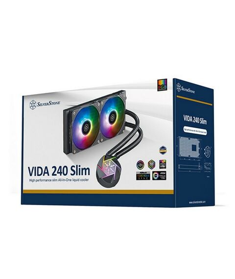 Жидкостная система охлаждения SilverStone SST-VD240-SLIM [G53VD240SLIM020] фотографии