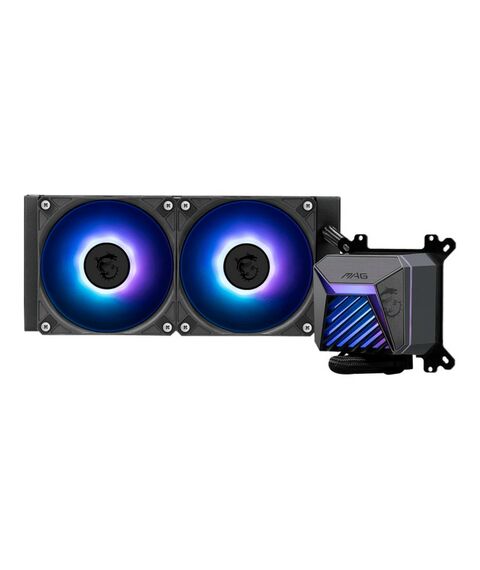 Жидкостная система охлаждения MSI MAG CORELIQUID A15 240 2x ARGB Fan, ARGB Block [306-7ZWAA11-L80] фотографии
