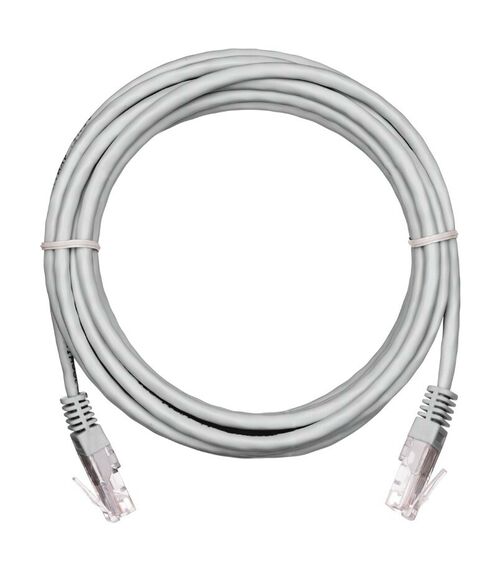 Коммутационный шнур Netlan EC-PC4UD55B-010-GY-10 U/UTP 4 пары, Кат.5е (Класс D), 100МГц, 2хRJ45/8P8C, T568B, заливной, многожильный, CCA, PVC нг(B), серый, 1м, уп-ка 10шт. [EC-PC4UD55B-010-GY-10] фотографии