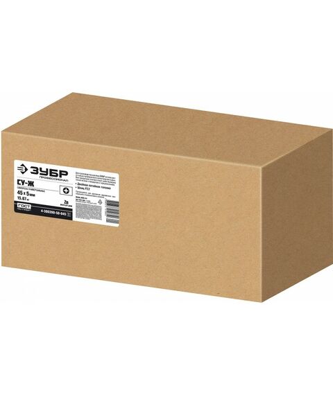 Универсальный саморез СУ-Ж Зубр 45 x 5.0 мм желтый цинк, 15.67 кг [4-300390-50-045] фотографии