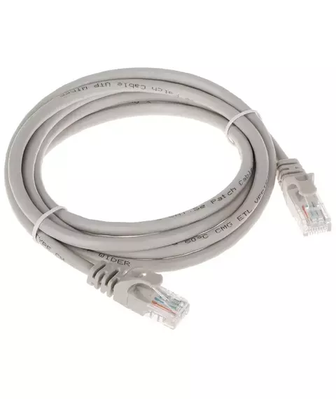 Патч-корд Bion BNPP12-15M 15м, UTP, Кат.5е, многожильный, CCA, серый фотографии