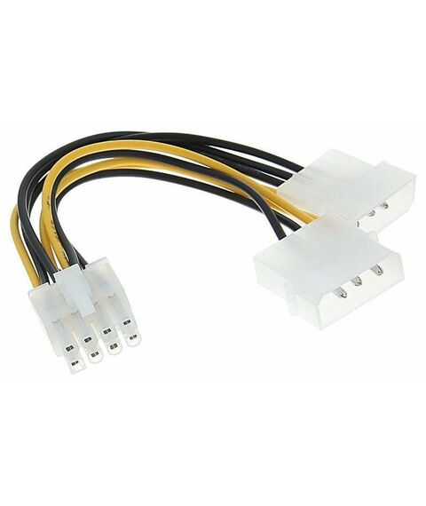 Переходник FinePower 8-pin PCI-E -> Molex x2 [1353845] фотографии