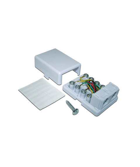 Розетка настенная телефонная Lanmaster TWT-SS1-12-WH RJ-12 фотографии