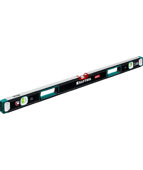 Сверхпрочный магнитный уровень KRAFTOOL A-RATE CONTROL 1500 мм точность 0.3 мм/м, с зеркальным глазком [34988-150] фотографии