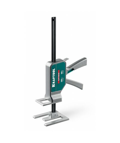 Универсальный подъемник KRAFTOOL EXTREM 150 кг 200 мм подъем, усиленный алюминиевый корпус, закаленная стальная рейка [33263] фотографии