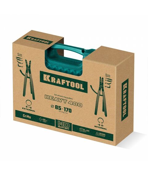 Съемник стопорных колец KRAFTOOL HEAVY 400 внешний/внутренний [22815] фотографии
