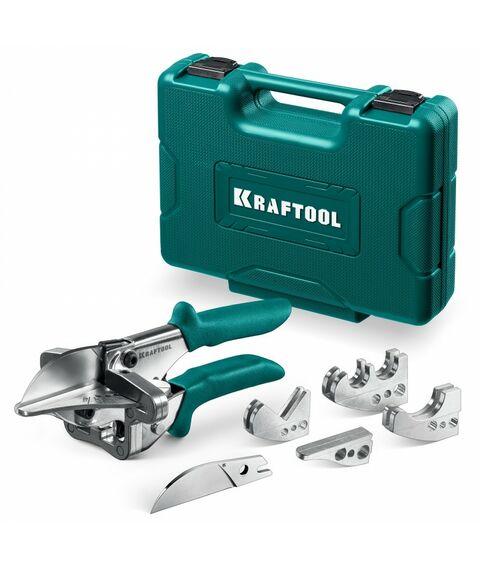 Угловые ножницы KRAFTOOL MC-12 с набором матриц для различных профилей из пластика и резины [23372-12] фотографии