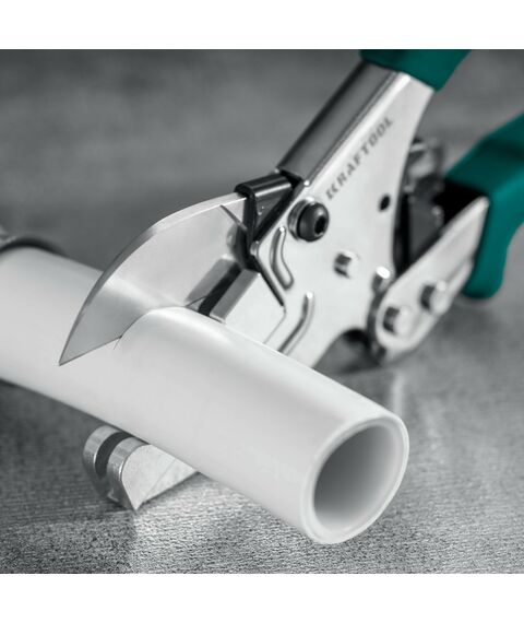 Угловые ножницы KRAFTOOL MC-12 с набором матриц для различных профилей из пластика и резины [23372-12] фотографии