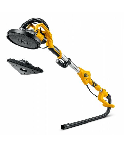 Шлифовальная машина для стен (жираф) STEHER DWC-800 d225 мм, 800 Вт, сменные основания, подсветка фотографии