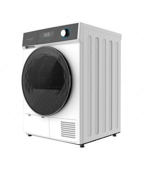Сушильная машина WILLMARK WDM-8029W конденсационная, загрузка 8 кг, 16 программ, белая/чёрная фотографии