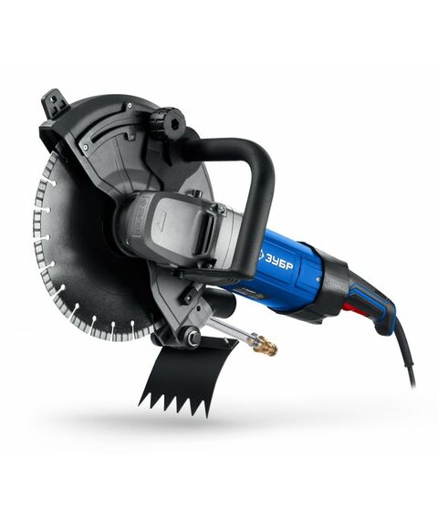 Резчик по бетону Зубр РЭ-2700-300 Профессионал, d 305 мм, 2700 Вт, 100 мм, электрический [РЭ-2700-300] фотографии