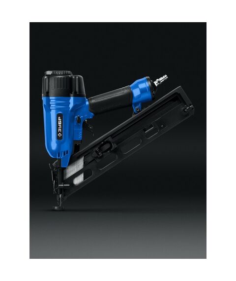 Пневматический финишный нейлер Зубр Профессионал DA34-64 для реечных гвоздей ЗУБР 15Ga, DA34 (32-64 мм) [31926] фотографии