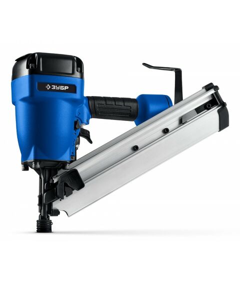 Пневматический нейлер Зубр Профессионал SN34-90A для реечных гвоздей ЗУБР SN34/D34 (50-90 мм) [31925] фотографии