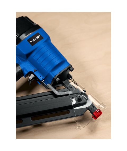 пневматический нейлер Зубр Профессионал SN34-90 для реечных гвоздей ЗУБР SN34/D34 (50-90 мм) [31924] фотографии
