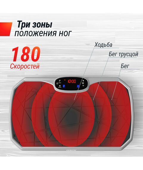 Виброплатформа UNIX Fit Edge 2D Grey фотографии