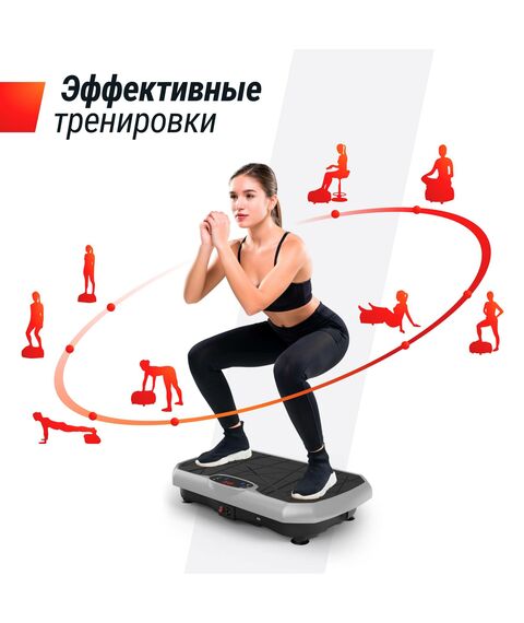 Виброплатформа UNIX Fit Edge 2D Grey фотографии