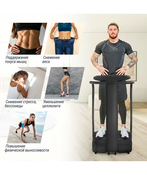 Виброплатформа UNIX Fit Improve 2 in 1 Black фотографии