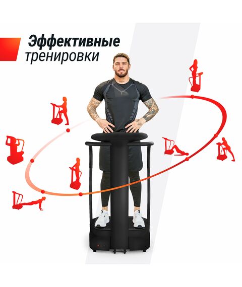 Виброплатформа UNIX Fit Improve 2 in 1 Black фотографии