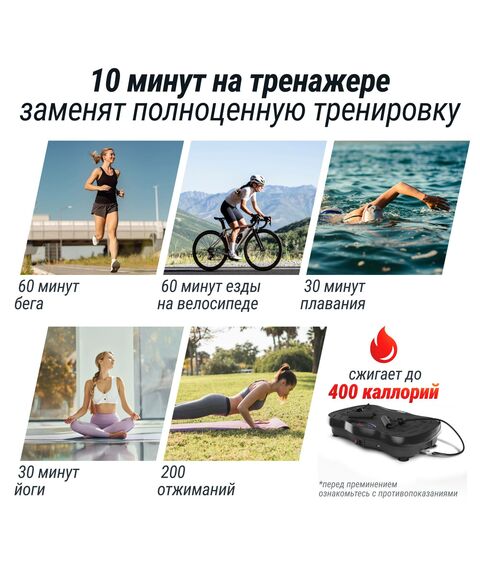 Виброплатформа UNIX Fit Intensive 2D Black фотографии