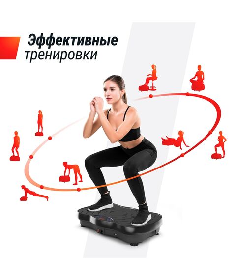 Виброплатформа UNIX Fit Intensive 2D Black фотографии