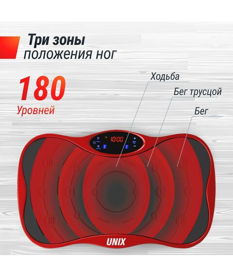 Виброплатформа UNIX Fit Intensive 2D Red фотографии
