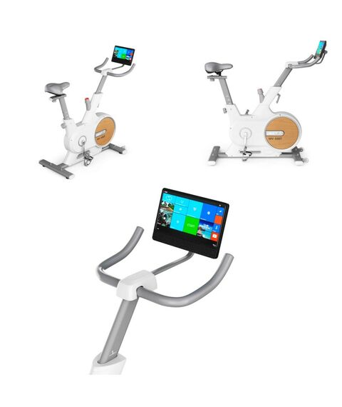 Велотренажер UNIX Fit MV-500T (15,6 TFT ) Wood фотографии