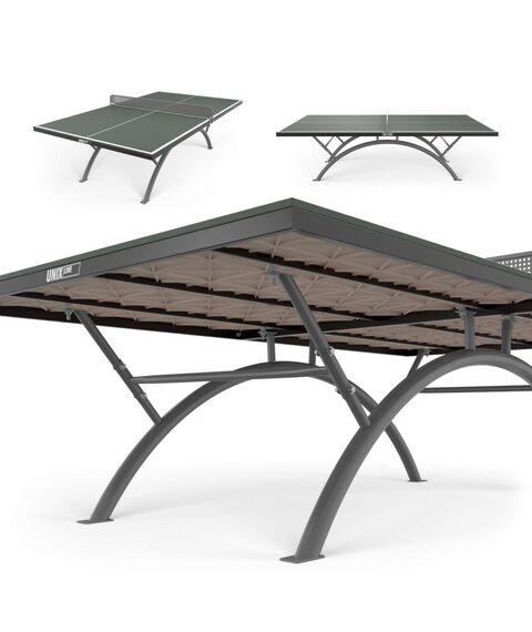 Антивандальный теннисный стол UNIX line 14 mm SMC (Grey/Grey) фотографии