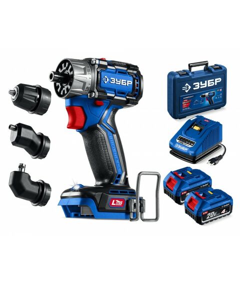 {[ru]:Бесщеточная модульная дрель-шуруповерт Зубр DB-50-42-H3 КОМПАКТ Комби