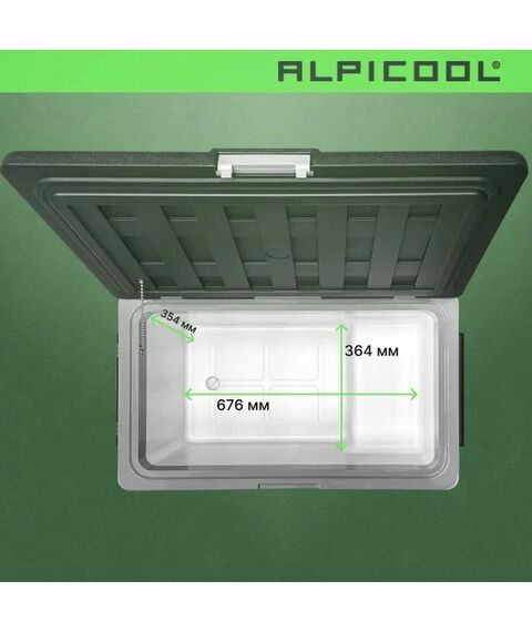 Автохолодильник Alpicool U75 (12/24) фотографии