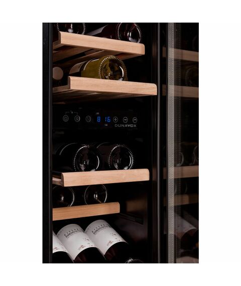 Компрессорный винный шкаф Dunavox (Венгрия) DAUF-17.58DB фотографии